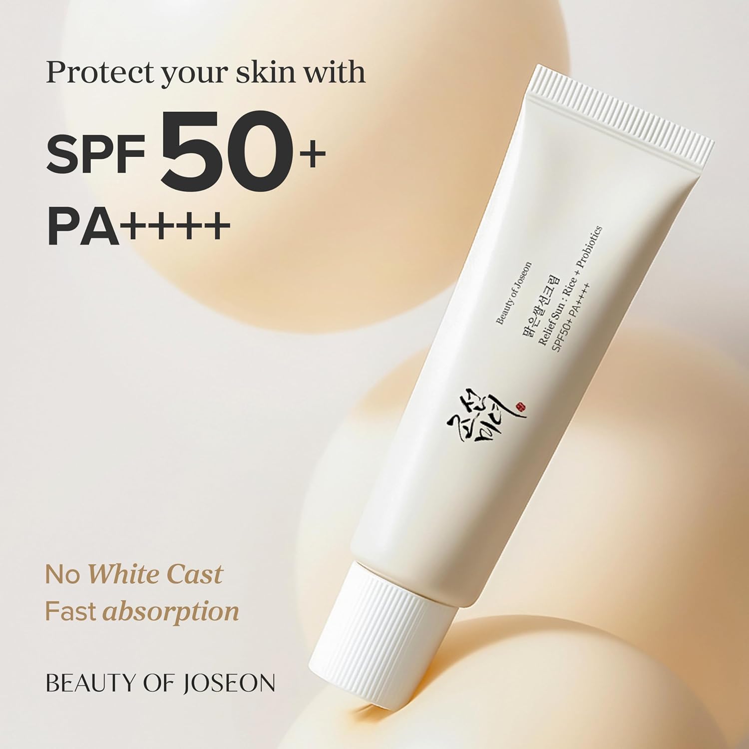 BEAUTY OF JOSEON Relief Sun Rice+Probiotics SPF 50+ PA++++ 50ML thumbnail 2