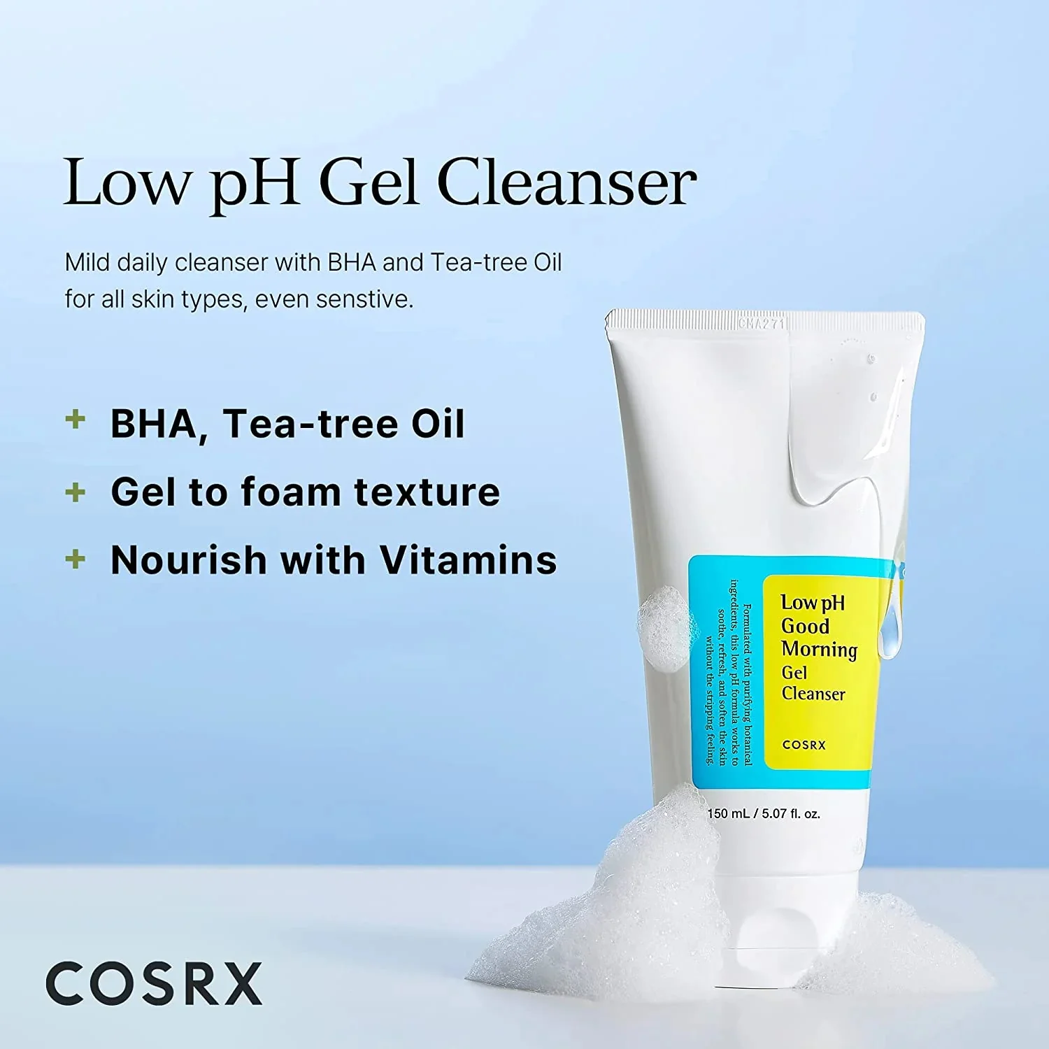 Cosrx Low PH Good Morning Gel Cleanser thumbnail 2