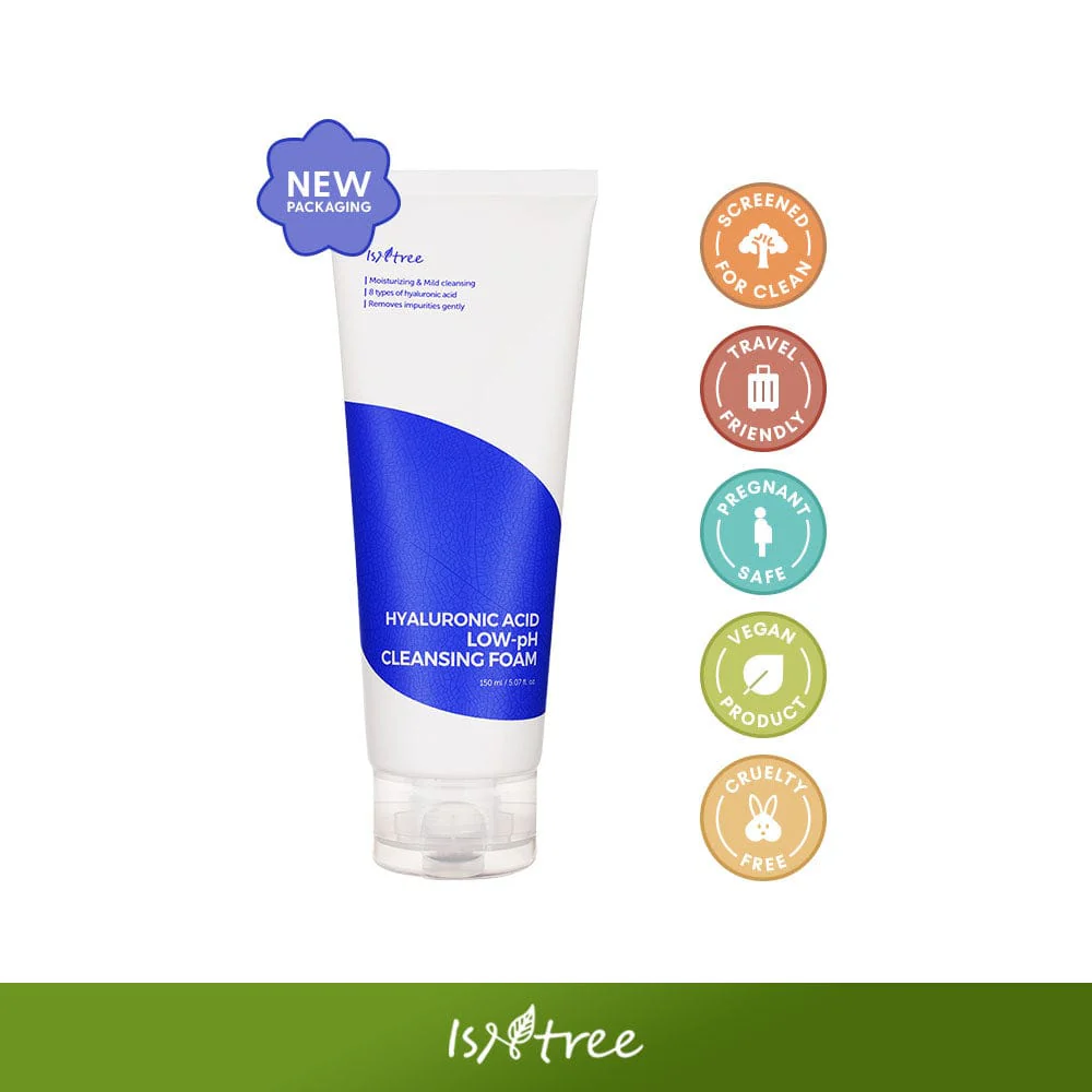 ISNTREE Hyaluronic Acid Low PH Cleansing Foam 150ML thumbnail 3