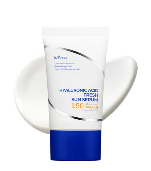 ISNTREE Hyaluronic Acid Fresh Sun Serum SPF50+ PA++++ thumbnail 3