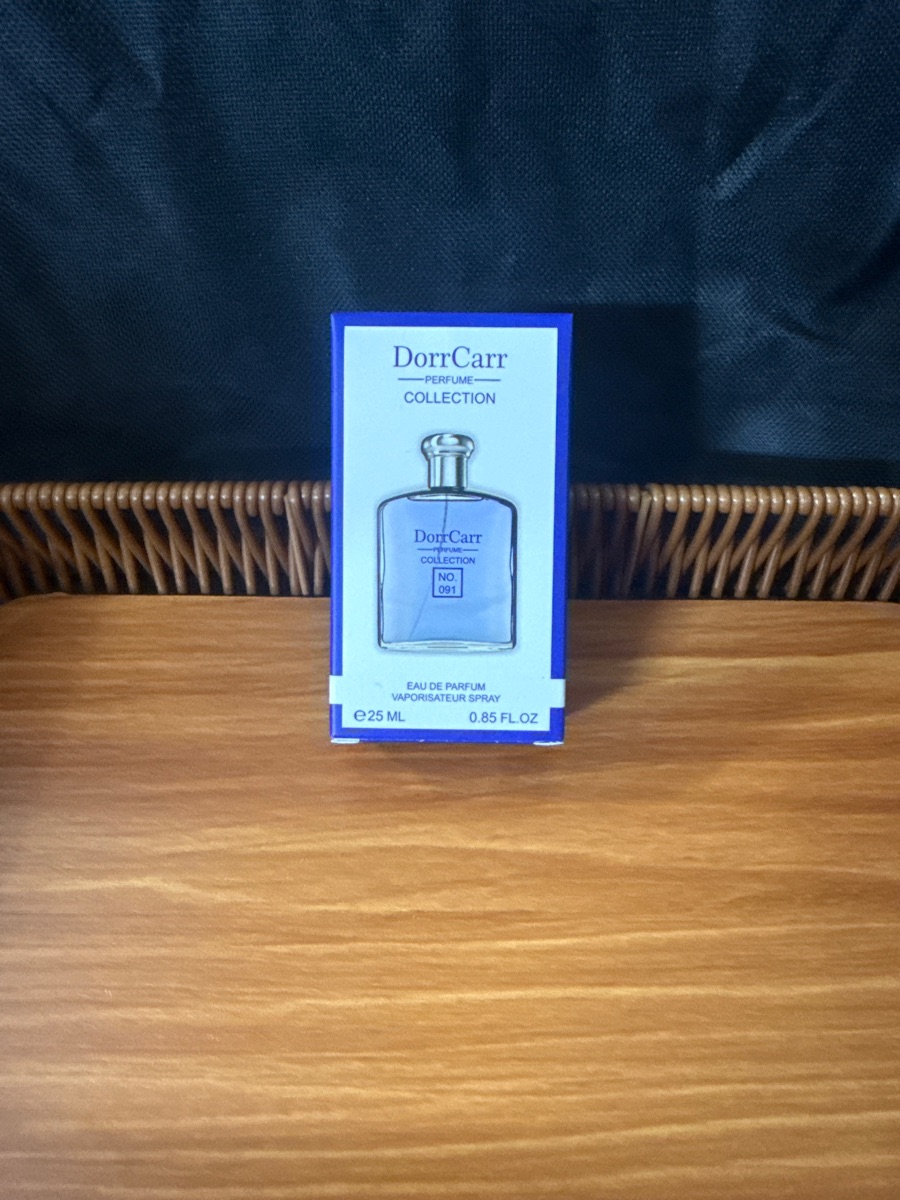 DorrCarr Small Blue Perfume