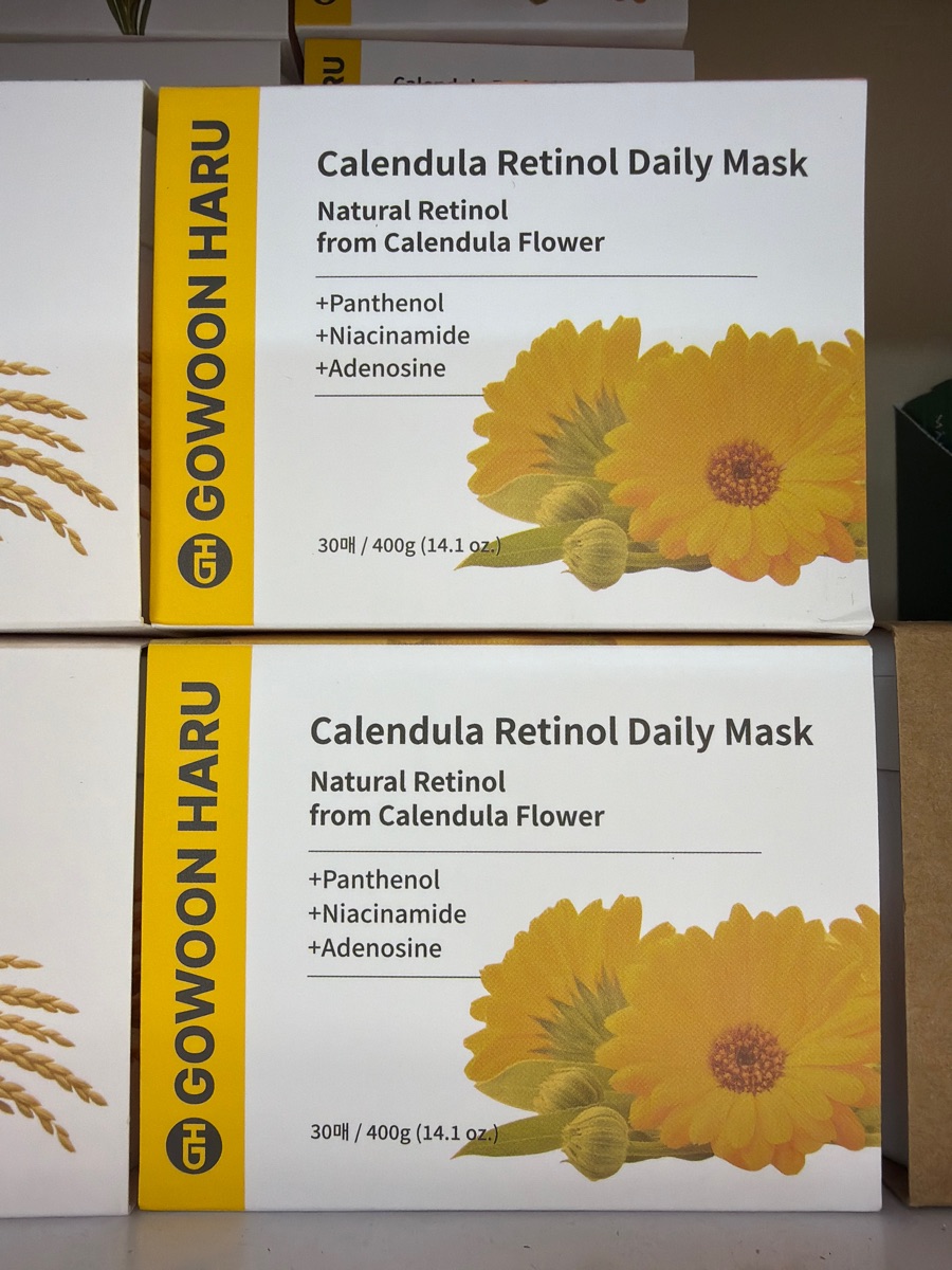 GOWOON HARU Calendula Retinol Daily Mask