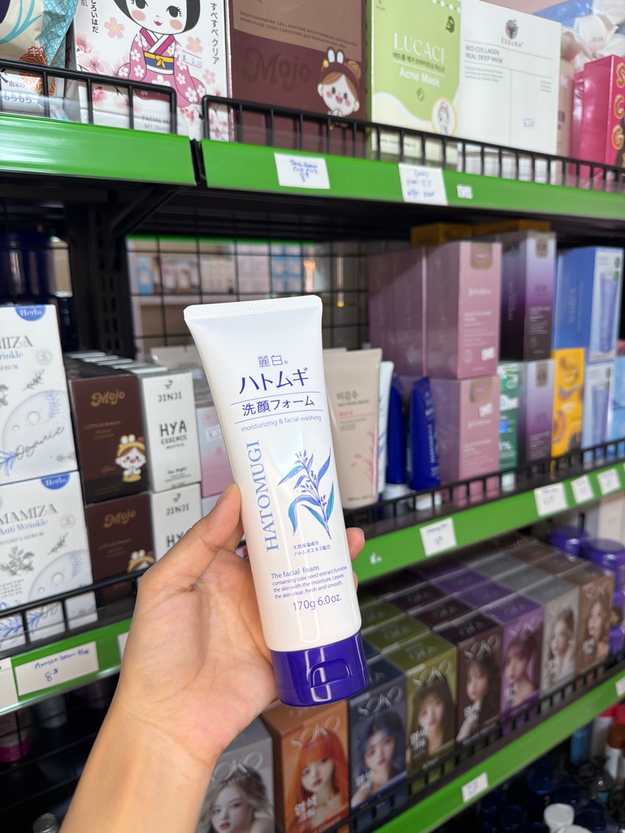 Hatomugi Moistserising & Facial Washing 170ml
