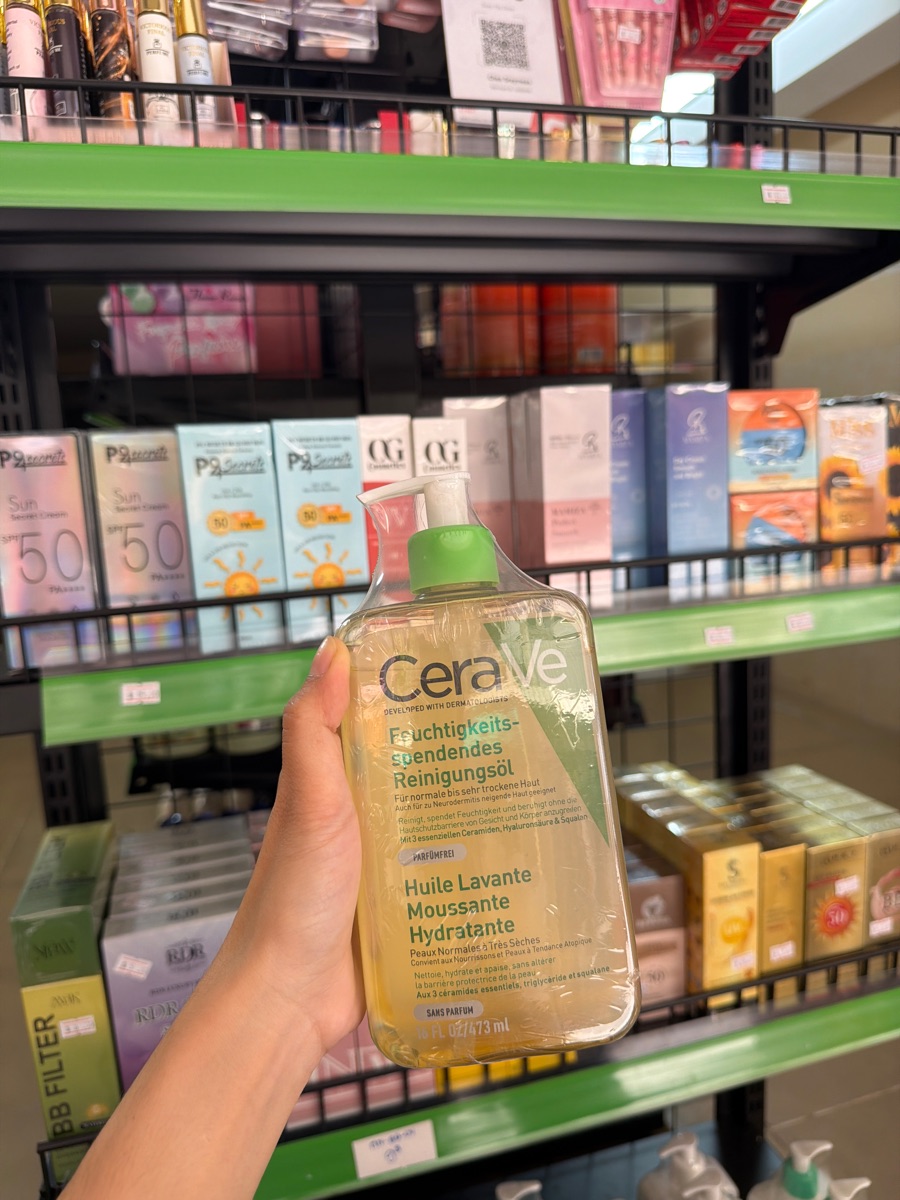 Cerave Foaming Oil Cleanser Green ថ្លា 473ml