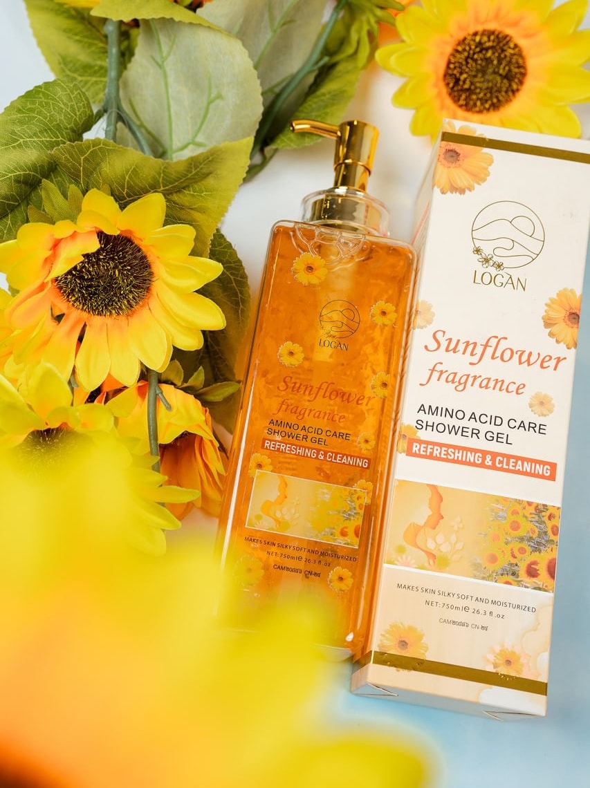 Logan Sunflower Fragrance Amino Acid Care Shower Gel