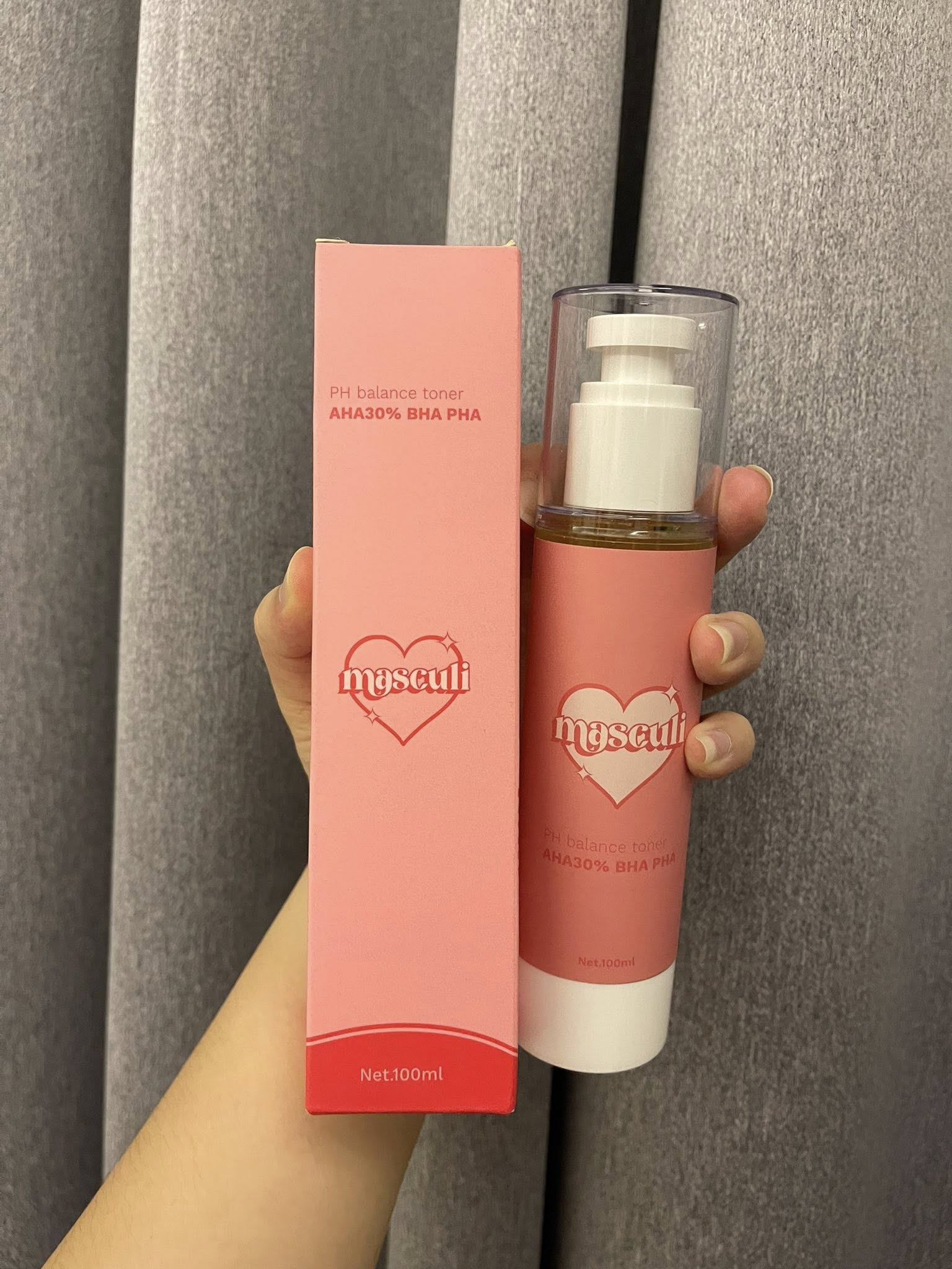 Masculi PH Balance toner AHA30% BHA PHA 100ml