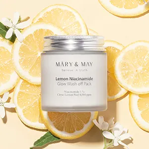 Mary&May Lemon Niacinamide Glow Wash Off Pack Vegan thumbnail 2