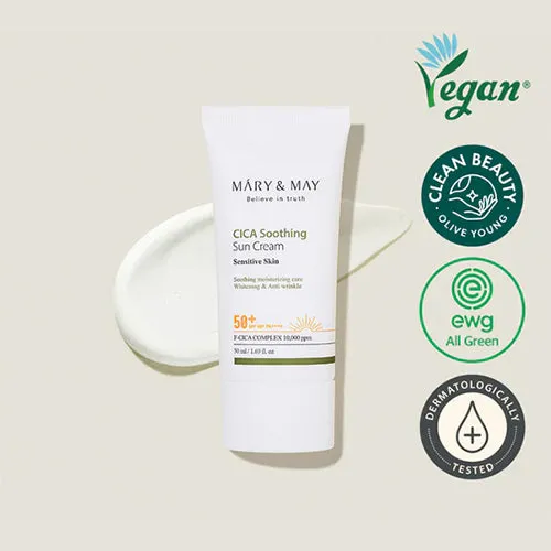 Mary&May Vegan Cica Soothing Sun Cream thumbnail 2