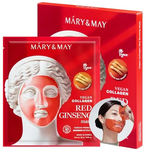 Mary&May Vegan Collagen Red Ginseng Mask