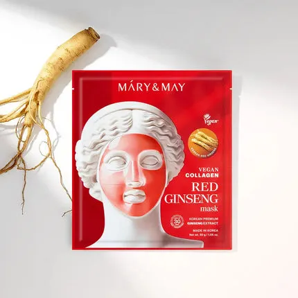 Mary&May Vegan Collagen Red Ginseng Mask thumbnail 2