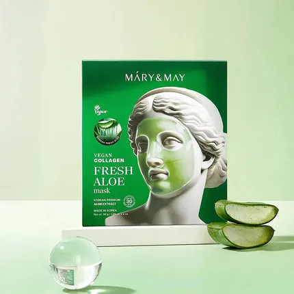 Mary&May Vegan Collagen Fresh Aloe Mask