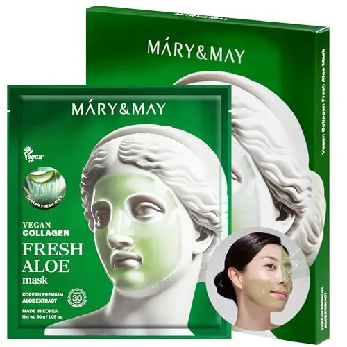 Mary&May Vegan Collagen Fresh Aloe Mask thumbnail 2