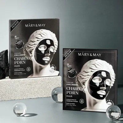 Mary&May Vegan Collagen Charcoal PDRN Mask thumbnail 2