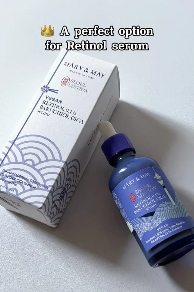 Mary&May Vegan Retinol 0.1% Bakuchiol Cica Serum