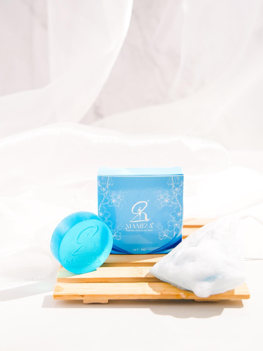 Mamiza Sakura Collagen Soap thumbnail 2