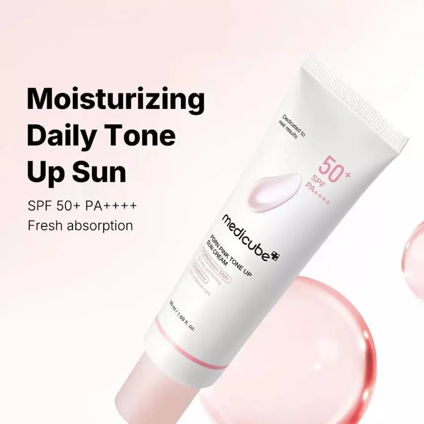 MEDICUBE PDRN Pink Tone Up Sun Cream SPF50+ PA++++ thumbnail 2