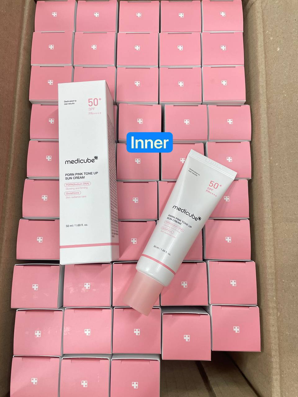 MEDICUBE PDRN Pink Tone Up Sun Cream SPF50+ PA++++ thumbnail 3
