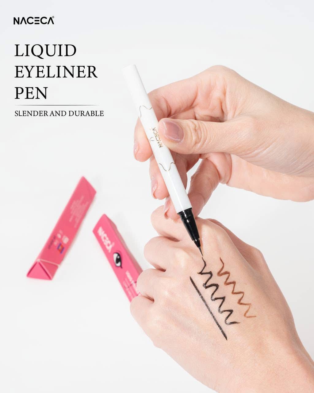 NACECA Liquid Eyeliner Pen #Black thumbnail 3