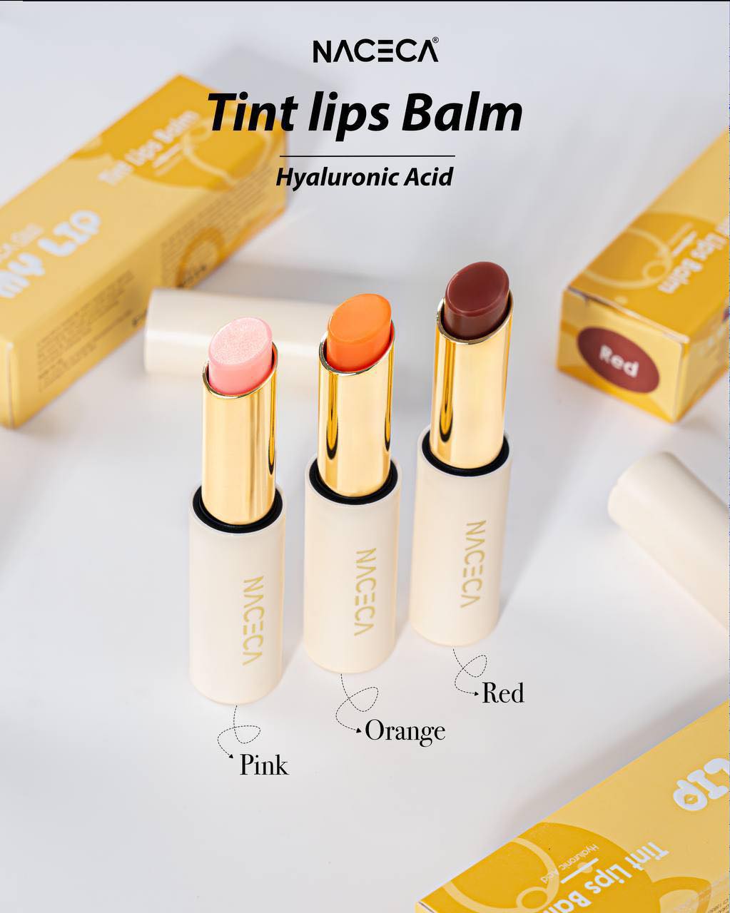 NACECA My Lip Tint Lip Balm Hyaluronic #Pink thumbnail 2