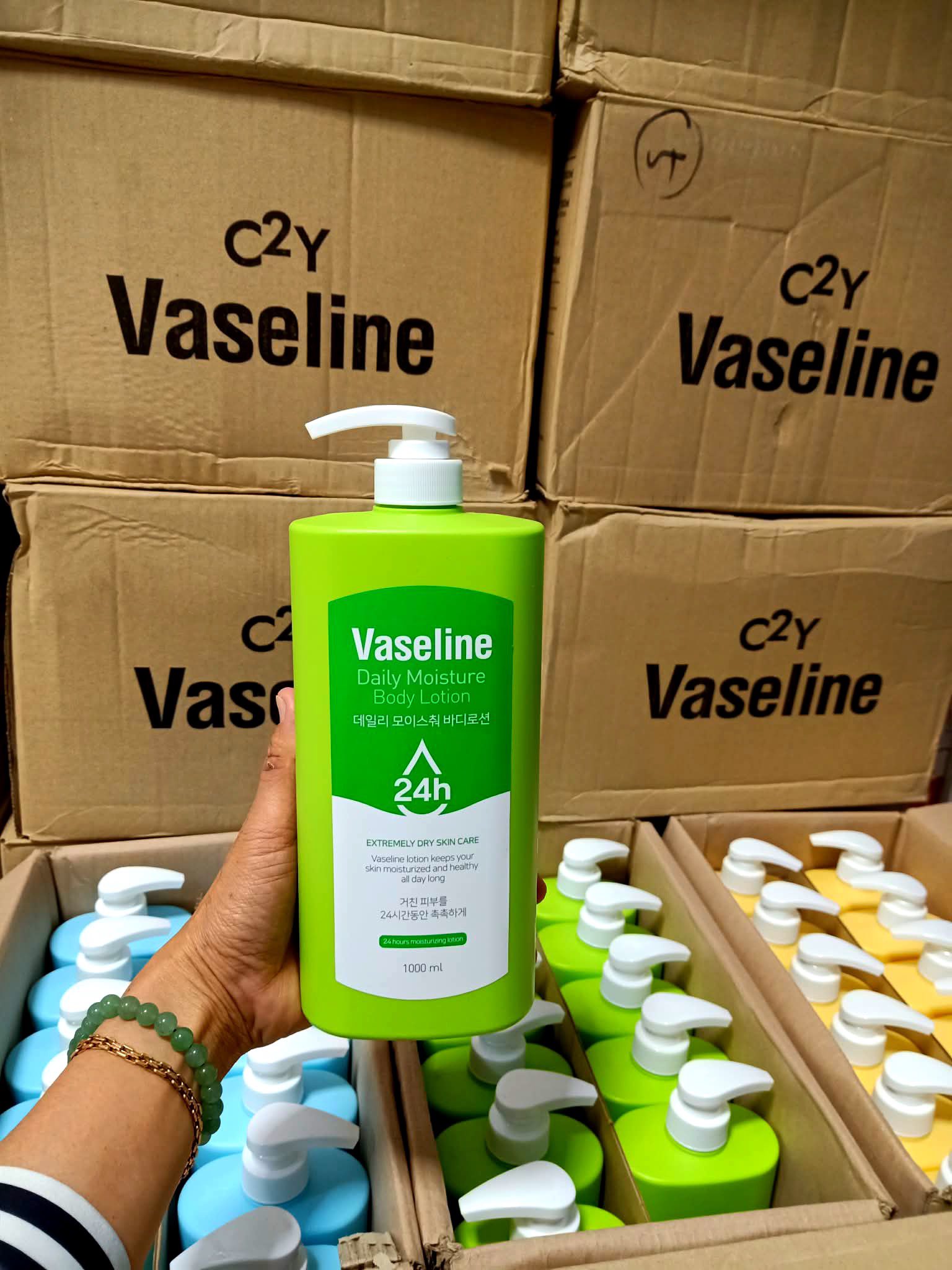 Vaseline Daily Moisture Body Lotion Korea 1000ml