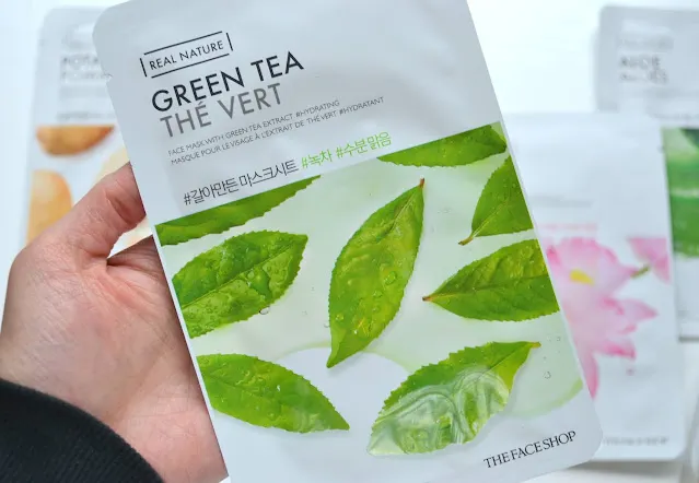 THE FACE SHOP Real Natural Green Tea (1sheet)