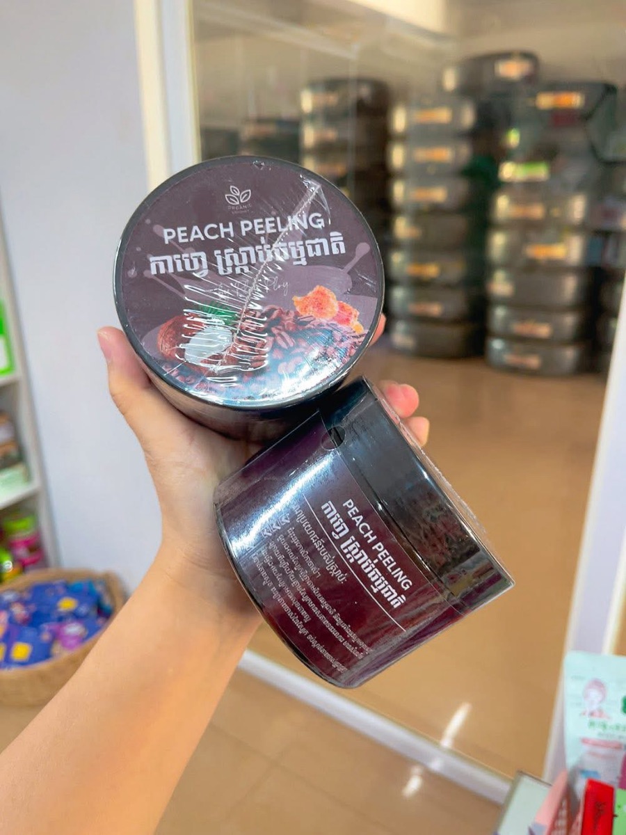 Peach Peeling Scrub កាហ្វេ​ស្រ្កាប់ធម្មជាតិ thumbnail 2