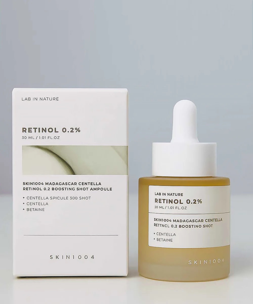 Skin1004 Madagascar Centella Retinol 0.2% Boosting Shot Ampoule