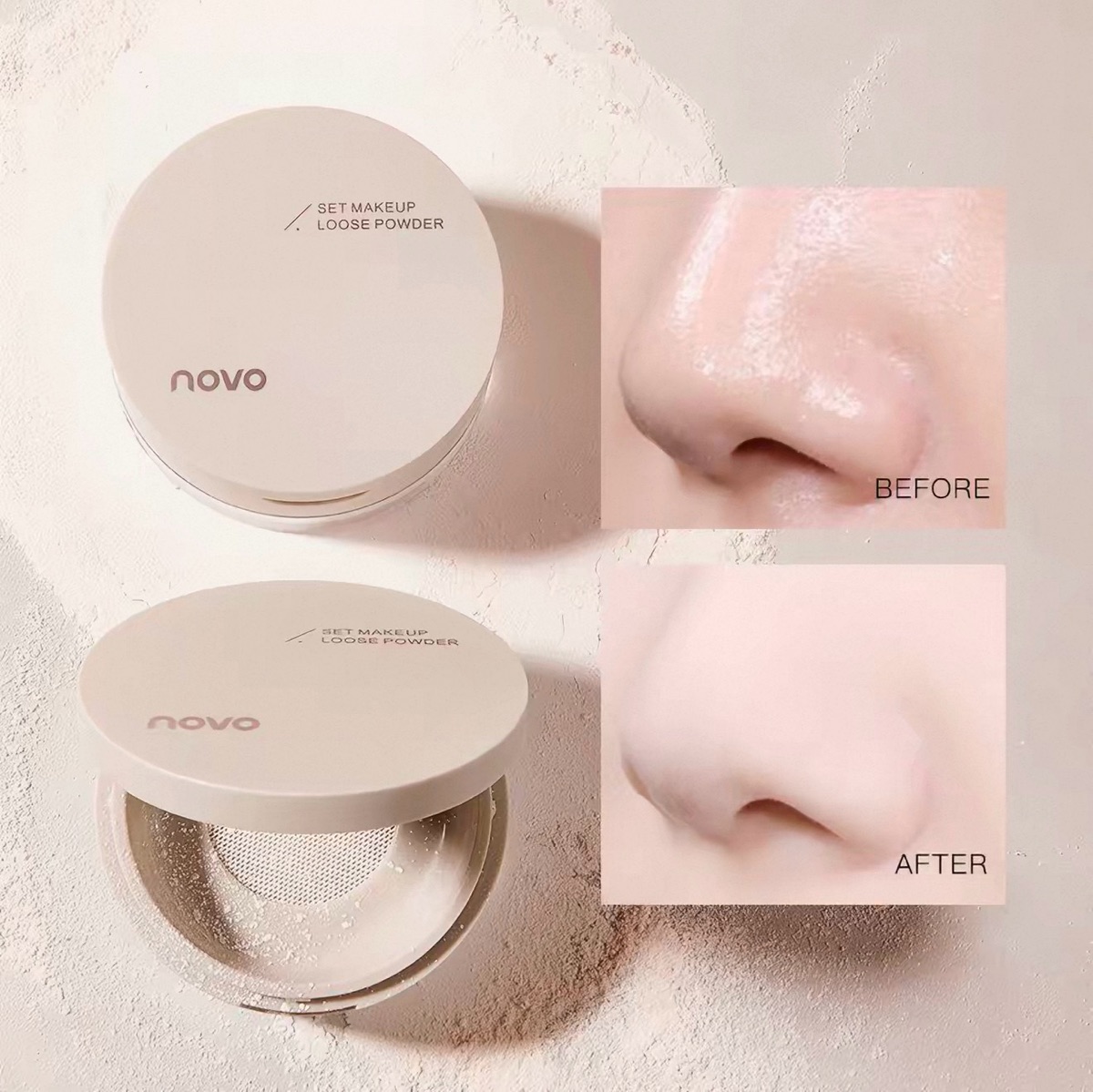 Novo Soft Focus Micron Makeup Loose Powder #1