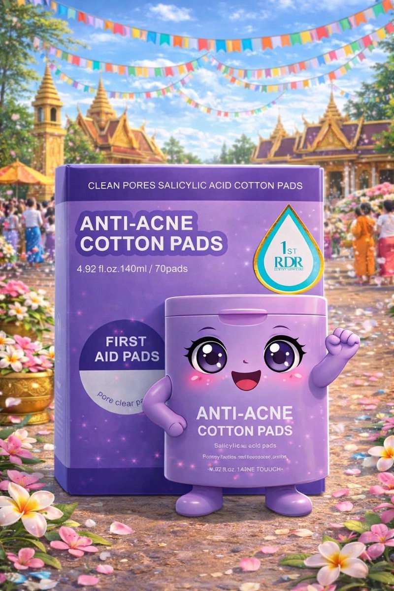RDR Anti-Acne Contton Pads Night