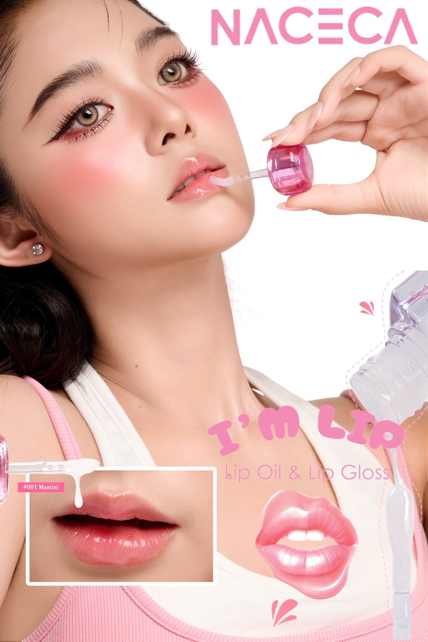 Naceca Lip Oil & Lip Gloss #1