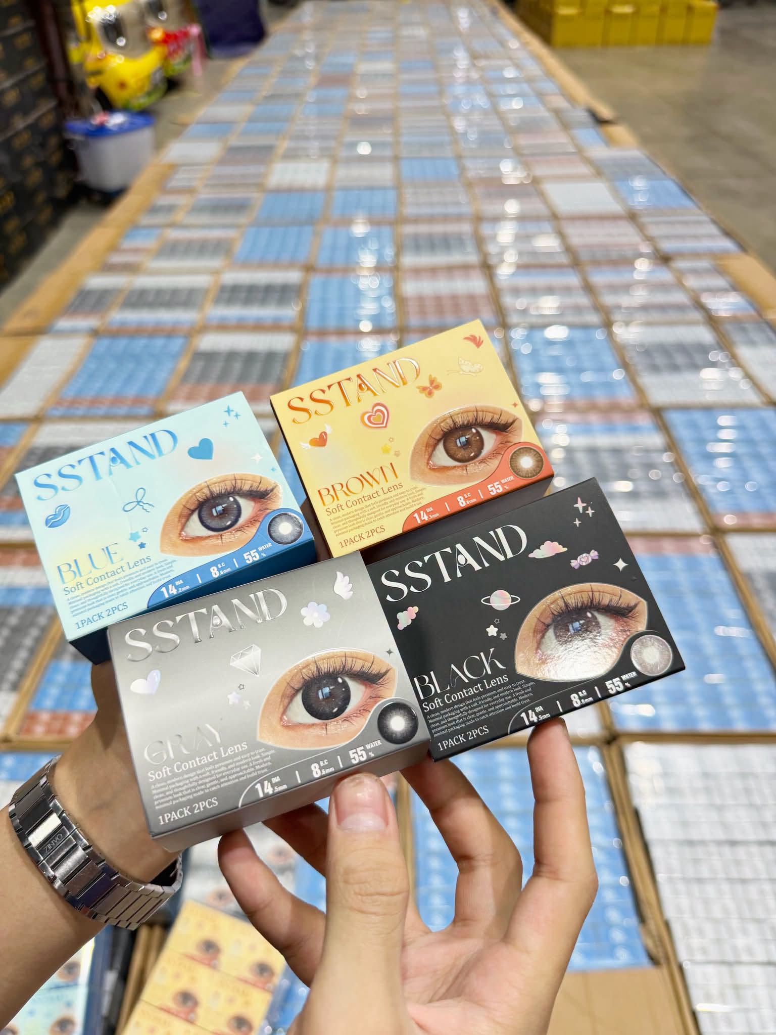 SSTAND #Blue Contact Lens